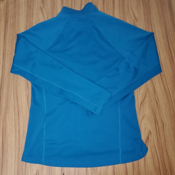 The North Face Shirt Women's Large Full Zip Pullover Long Sleeve Light Blue - Picture 8 of 8